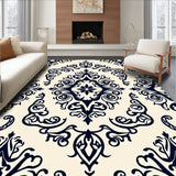 Elegant Damask Swirl Paisley Curvilinear Artisan(Black)