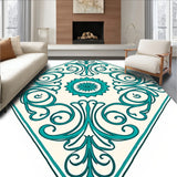 Elegant Damask Swirl Medallion(Turquoise)