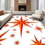 Vintage Compass Rose with Nautical Design (Red) - ODIKA