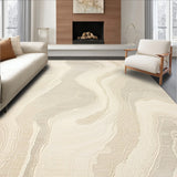 Beige Stone Ripple Bath Mat Profile Textured Shower(Beige)