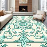 Elegant Floral With Intricate Symmetrical Design (Ivory)