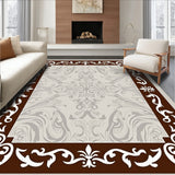Charming Rococo with Flourishing Petal Swirls(Brown)