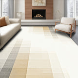 Contemporary Abstract Area with Sophisticated Neutral Gradient Motif(Beige)