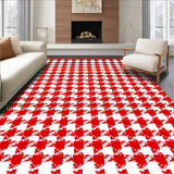 Gingham Cross Seasonal Celebration Decorative(Red)