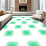 Contemporary Gingham Style with Modern Artistic Flair(Green)