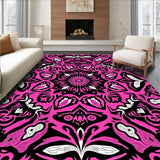 Boho Moth and Skull with Astral Symbols(Pink)