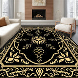 Elegant Floral Medallion with Vintage Boho Charm(Black)