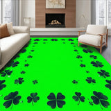 Vibrant Shamrock Patterned Delight(Green)