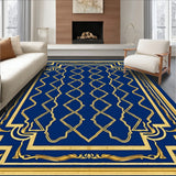 Interlocking Trellis Artistic (Blue)