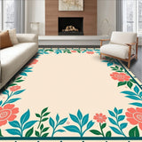 Enchanted Garden Scallop Edge Floral Symphony (Ivory)