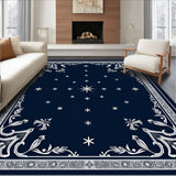 Enchanted Frosty Night Decorative Throw(Blue)