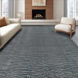 Ultra Soft Area Rug, Non Slip, Stain Resistant, Washable Area Rugs for Living Room, Bedroom, Greek Key Stair Treads(Gray)