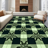 Nordic Winter Checkered Handwoven Treasure(Black)