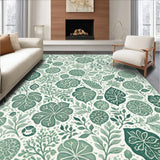 Ultra Soft Area Rug, Non Slip, Stain Resistant, Washable Area Rugs for Living Room, Bedroom, vintage insect pattern(Ivory)