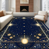 Mystical Geometric Starry Arrangement(Blue)
