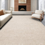 Ultra Soft Area Rug, Non Slip, Stain Resistant, Washable Area Rugs for Living Room, Bedroom, Beige Hand-Tufted Boho Living Room Rug(Beige)