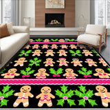 Peppermint Lane Gingerbread Gathering Whimsical(Brown)