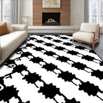 Retro Bold Contrast Interlocking Motif (Black) - ODIKA