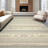 Beige Featuring Intricate Tribal Inspired Design and Unique Elements(Beige)