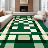 Bold Rustic Striped Composition(Green)