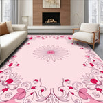 Luxurious Floral Medallion Swirl Symphony Radiant Charm Plush (Pink) - ODIKA