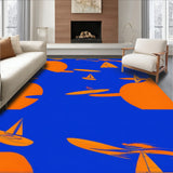 Playful Bright Tiled Composition(Blue)