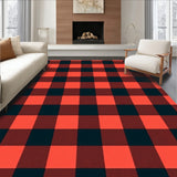 Buffalo Check with Classic Lumberjack Gingham Motif(Red)