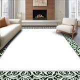 Botanical Leaf Maze Decorative Abstract Lattice Framework (Green) - ODIKA