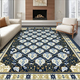 Front Entrance Rug with Psalm Blessing(Blue)