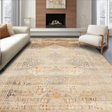 Beige Rustic Runner for Kitchen(Beige)