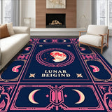 Lunar Phase Astrology Inspired Design with Shimmering Accents(Pink)