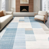 Arctic Breeze Collection Area Cool Tones Light Blue Beige Abstract(Gray)