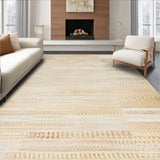 Handwoven Beige Area(Beige)