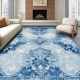 Adorable Non Slip Shower With Dreamy Bow And Edges(Blue)