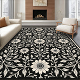 Vintage Botanical Garden Meadow Blossom Arrangement(Black)