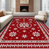 Joyful Winter Wonderland Decorative Surface(Red)