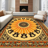 Sunburst Radiant Medallion Vintage Heirloom Treasure(Orange)
