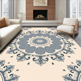 Astral Dream Serenity with Ornate Petal Motifs (Beige)