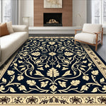 Tapestry Vine with Ornamental Leaf Arrangements Accent (Black) - ODIKA