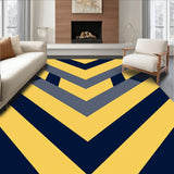 Abstract Chevron Zigzag Pathway with Modern Angular(Yellow)