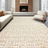 Elegant Beige Area Showcasing Bold Geometric Design and Clean Lines(Beige)