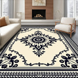 Medallion Reversible with Intricate Floral Motifs(Beige)