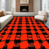 Contemporary Buffalo Check Featuring Angles And Bold Hue(Black)