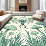 Celestial Moth with Mystical Toadstool Door(Beige)