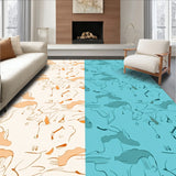 Celestial Horizon Abstract Waterfall Cascade Symphony (Beige) - ODIKA