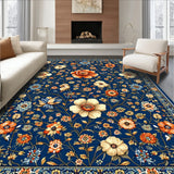 Whimsical Colorful Blooming Design(Blue)