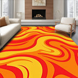 Abstract Swirl Spiral Modern Artistic Expression Statement(Red)