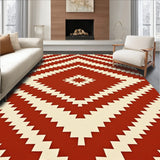 Ancient Chevron Decorative Pathway Accent(Red)
