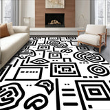 Alternating Transitional Floor Accent with Balanced Contrast(Black)