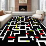 Chic Vibrant Circular Design(Black)